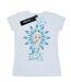Disney T-shirt en coton Femme/Femme Frozen Elsa Snowflake (Blanc) - UTBI22057-1