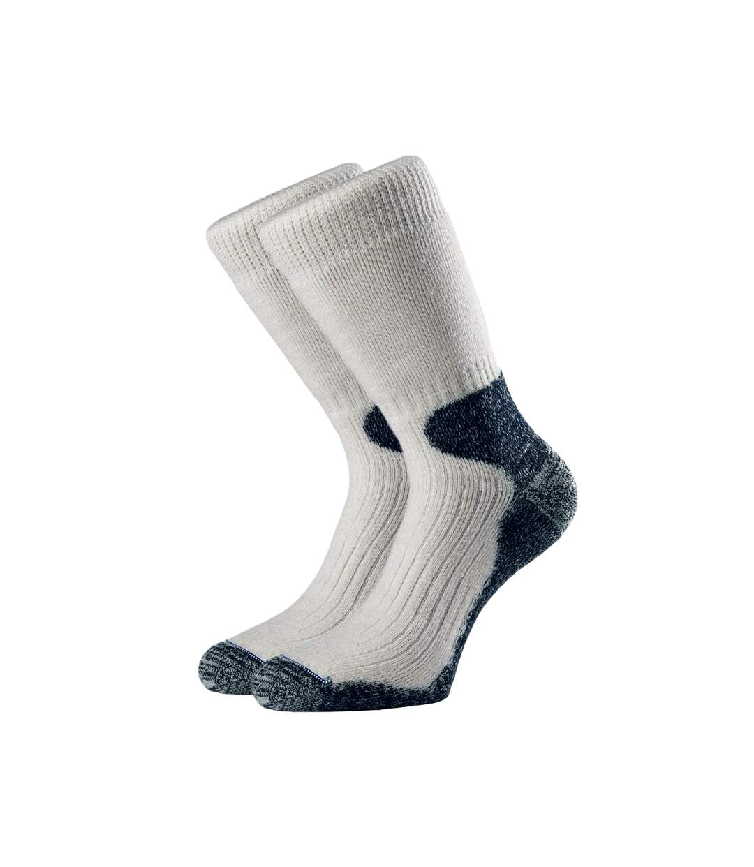 Unisex adult lightweight cricket socks grey/white 1000 Mile