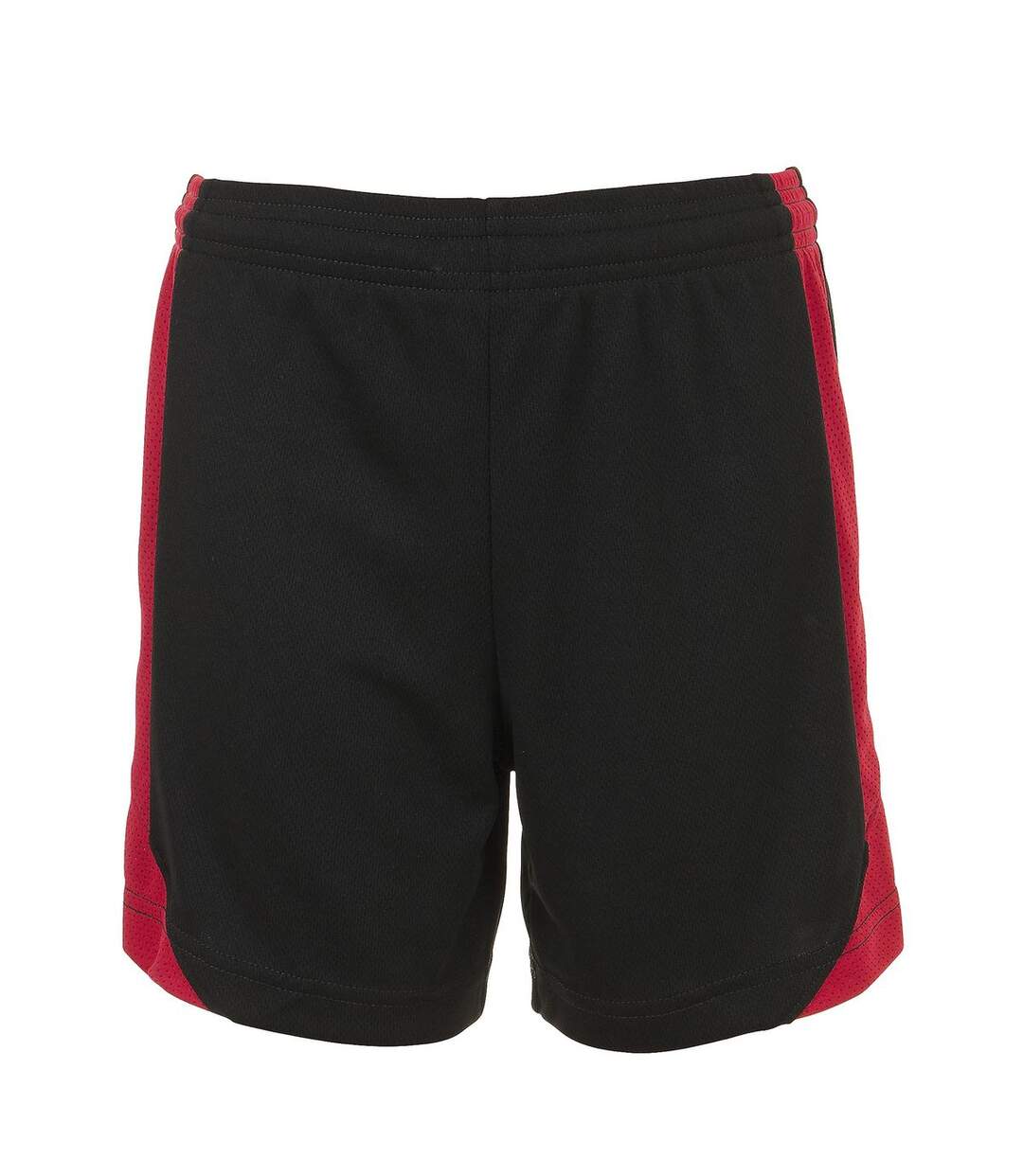 Short de foot adulte OLIMPICO 01718 - noir et rouge-1