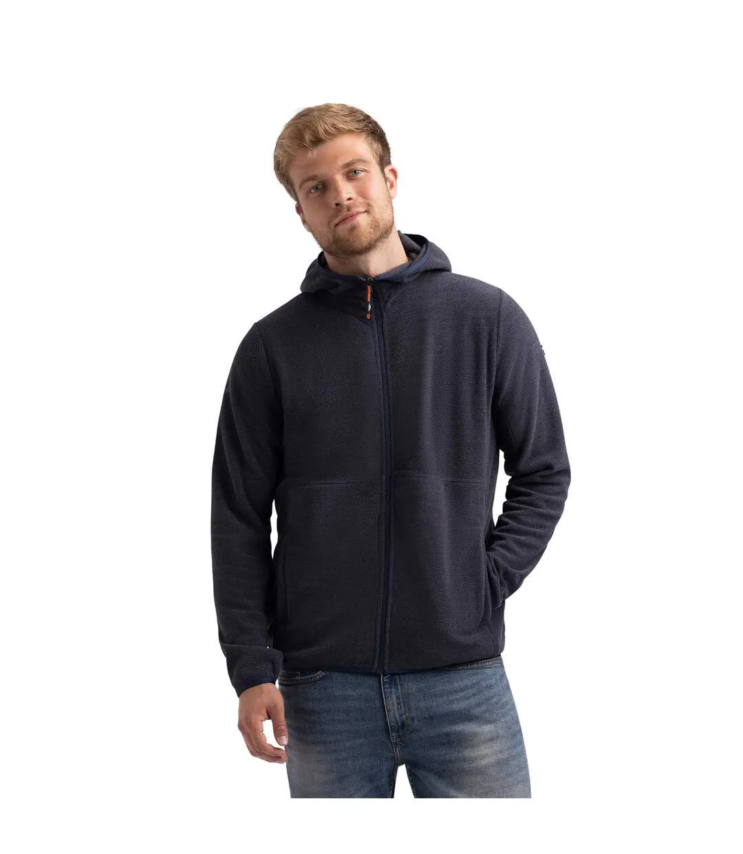 Veste Polaire Unie À Capuche Brian Homme Anthracite Trespass-2