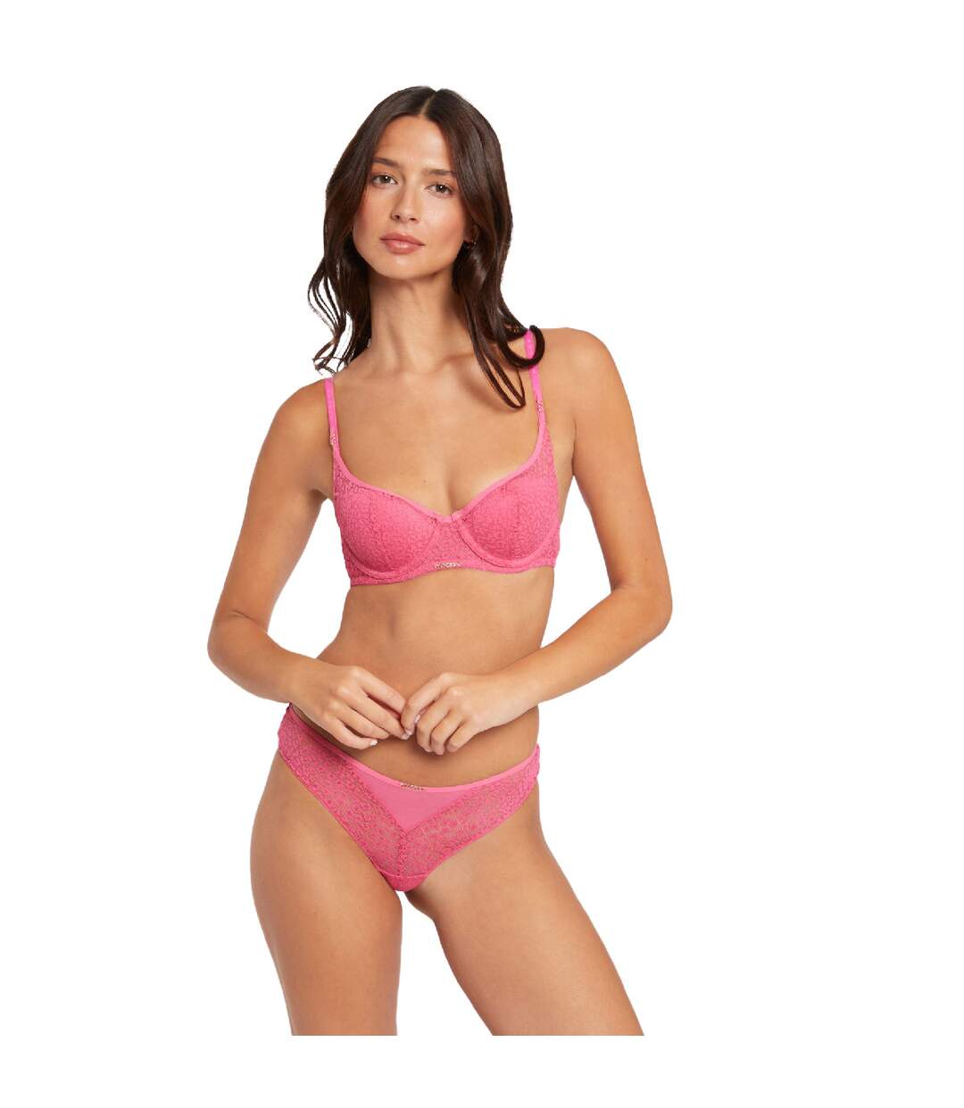 Soutien-gorge ampliforme coques moulées rose Maëlle