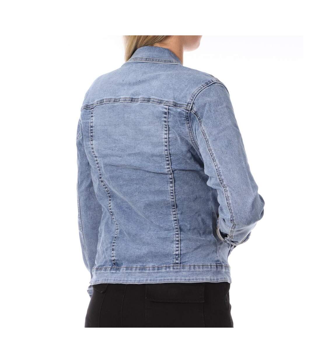 Veste en Jean Bleu Femme Monday Premium - S-2