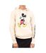 Sweat à capuche beige disney  mickey one & only-1