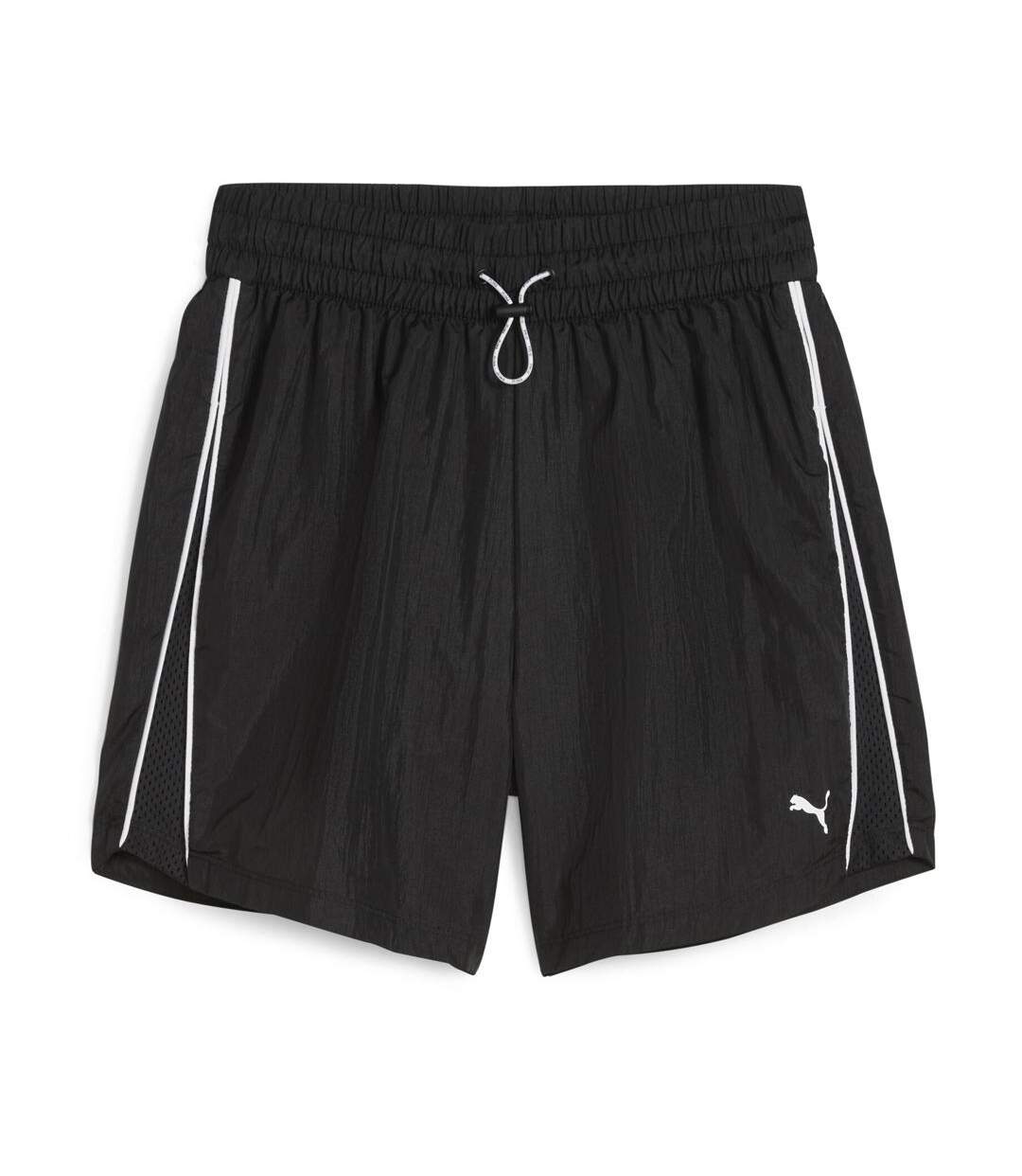 Short de sport noir femme puma fit move woven - s-1
