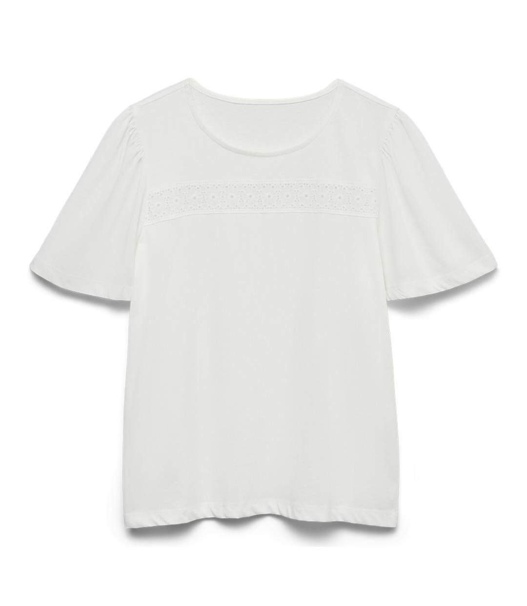 T-Shirt blanc femme vero moda fomia-1