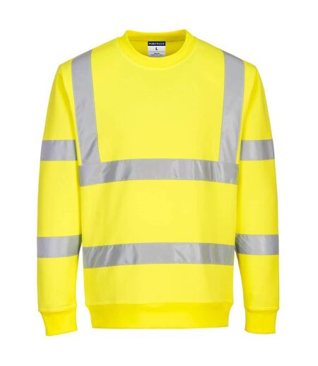 Portwest Mens Eco Friendly Hi-Vis Sweatshirt (Yellow) - UTPW296