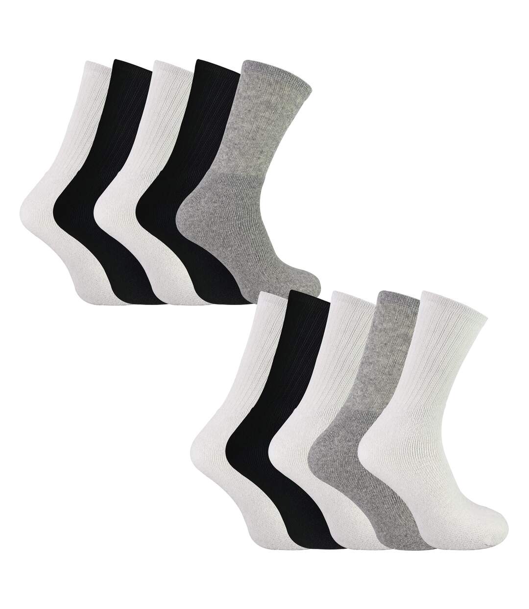 Lot de 10 paires de chaussettes de course sport pour hommes-3