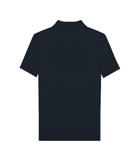 Polo Motif/style Rayure Verticale Homme Bleu Marine Marron Clair Argenté Lambretta