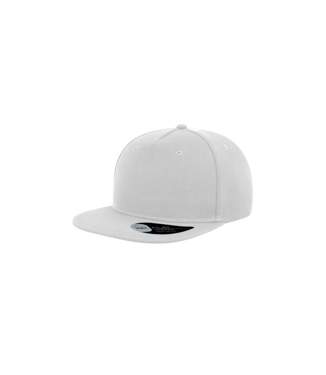 Casquette visière plate mixte blanc Atlantis-1