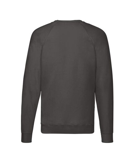 Sweat Manches Raglan Homme Graphite Clair Fruit Of The Loom