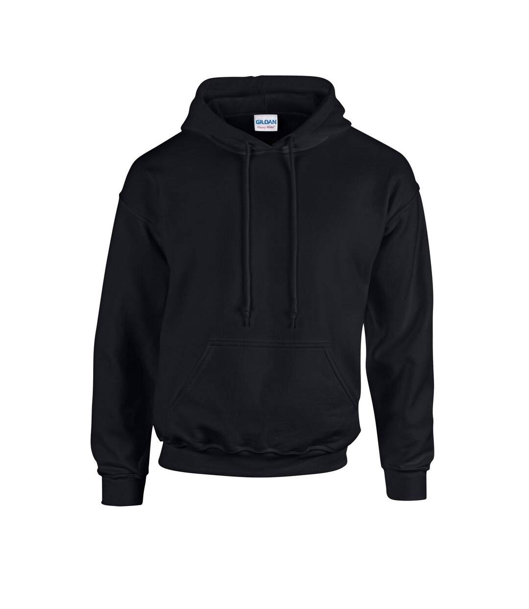 Unisex adult heavy blend hoodie black Gildan-1