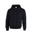 Unisex adult heavy blend hoodie black Gildan-1