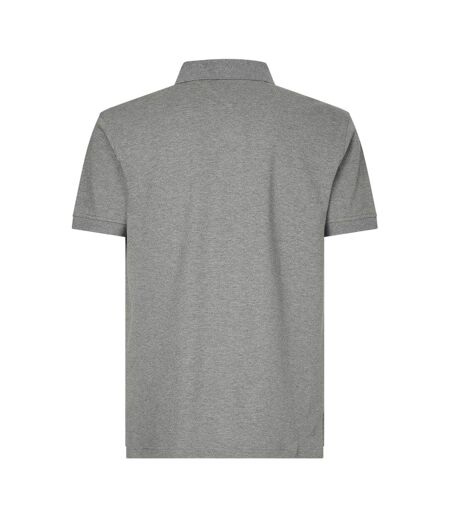 Polo Motif/style Logo Brodé Homme Gris Moyen Tommy Hilfiger