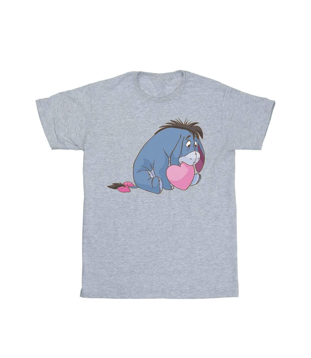 Disney Femme/Les femmes Winnie The Pooh Eeyore Mouth Cotton Boyfriend T-Shirt (Gris sportif) - UTBI47443-1
