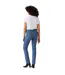 Womens/ladies High Rise Straight Leg Jeans Lapis Gem Levis-3