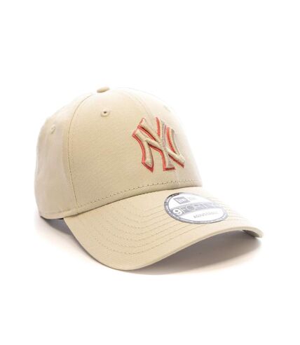 Casquette Beige Homme New Era Team Outline - OSFM