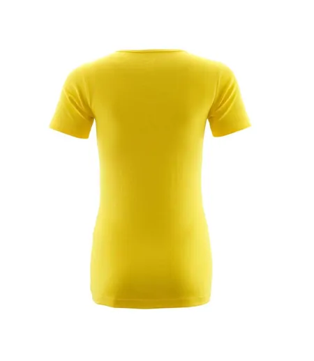 Womens/ladies Crossover Nice T-shirt Sunflower Yellow Mascot