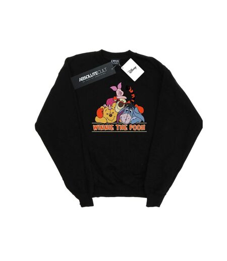 Disney Sweatshirt Winnie The Pooh Group Femme/Ladies (Noir) - UTBI42918