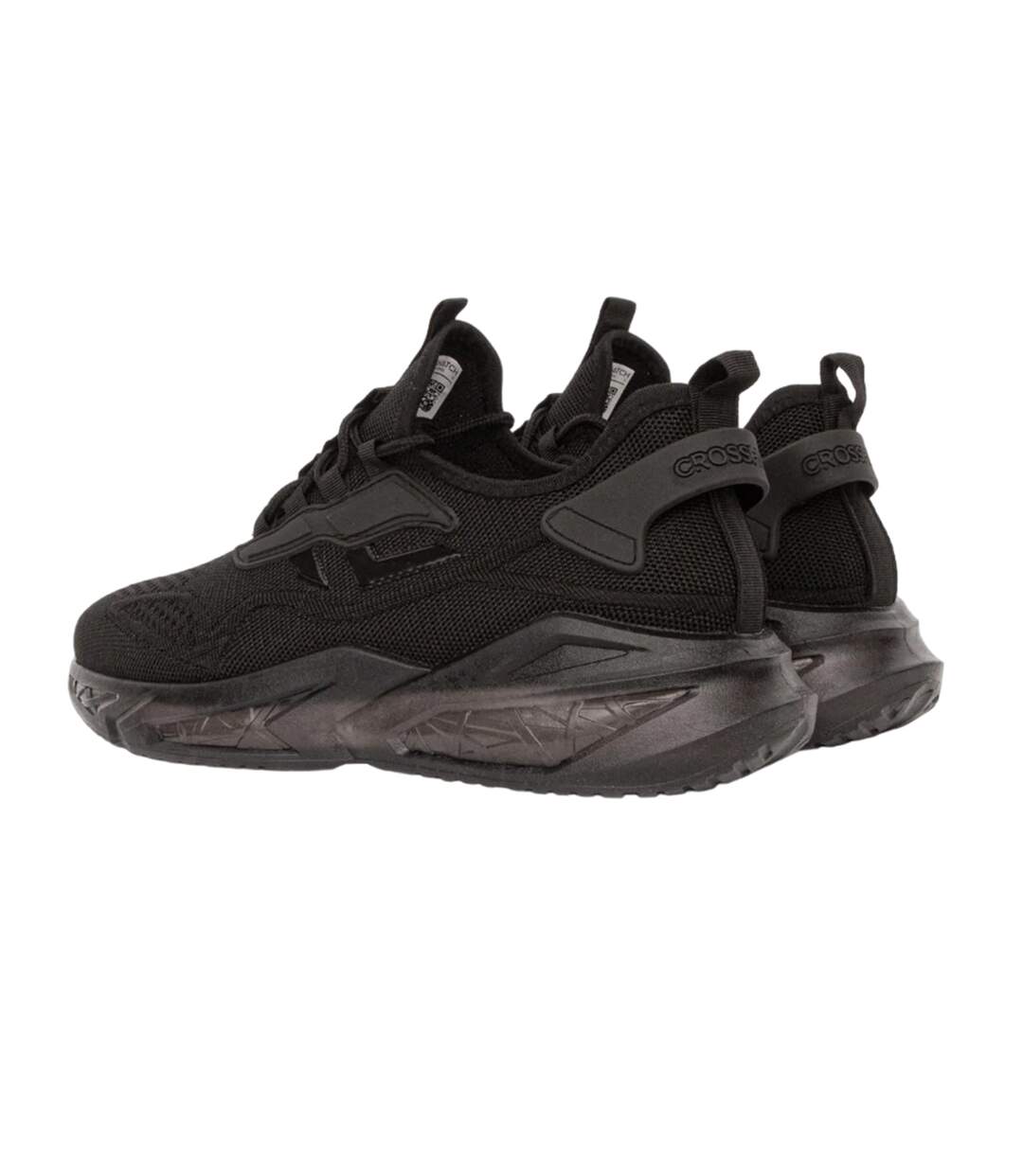 Baskets Nantycaws Homme Noir Monochrome Crosshatch-2