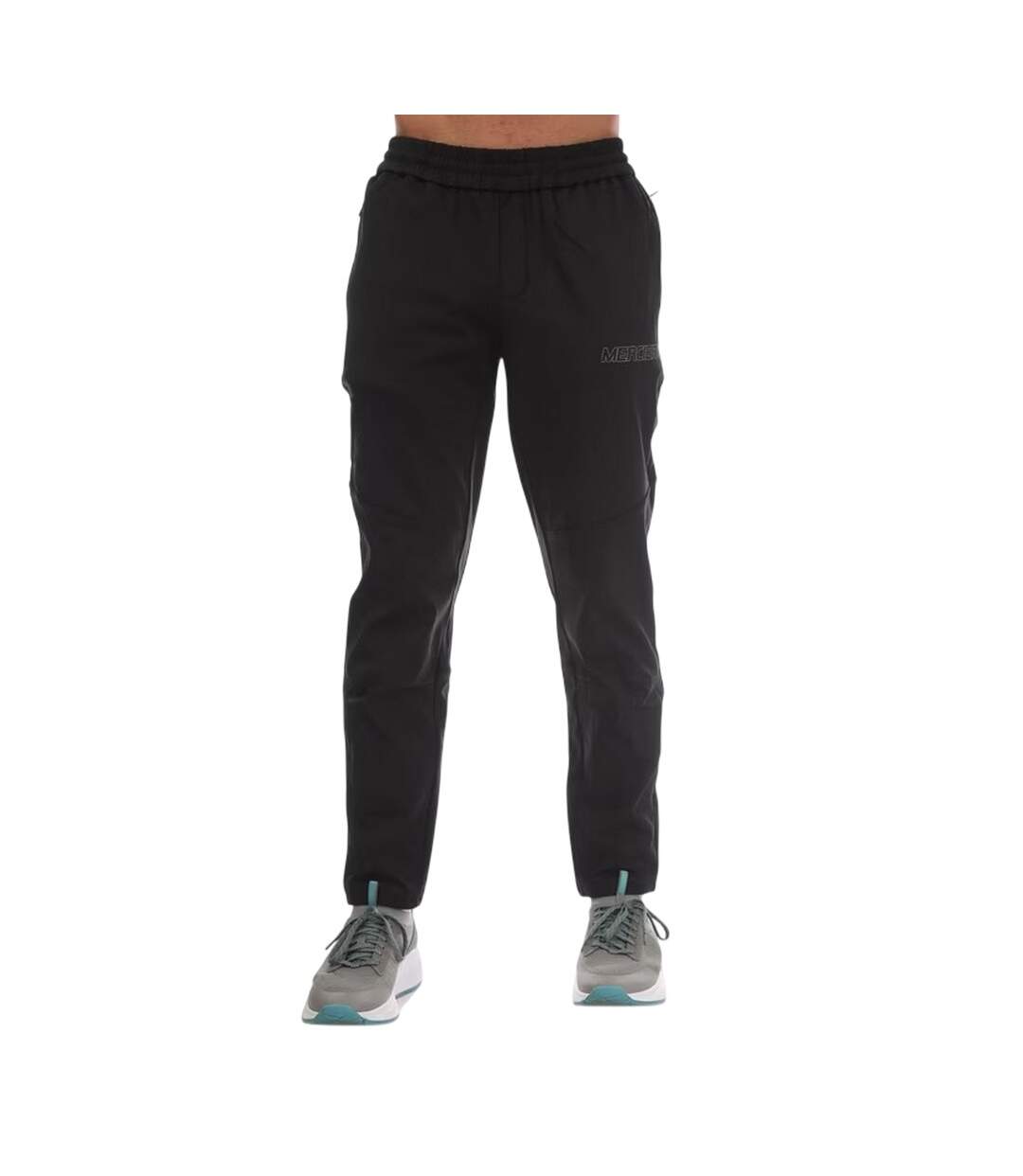 Pantalon De Survêtement Motif/style Uni Homme Noir Mercier-1