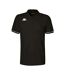 Polo noir homme kappa barli-1