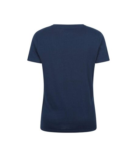 T-shirt basic femme bleu marine Mountain Warehouse