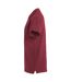 Mens Basic Polo Shirt Burgundy Clique-3