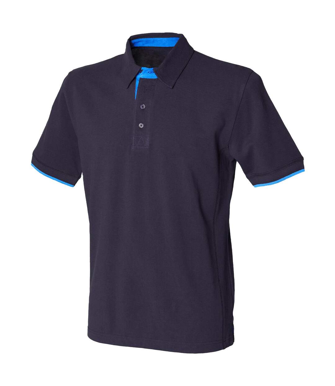 Polo homme bleu marine / bleu marine Front Row