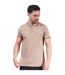 Polo Homme Marron Clair Beige Gris Bleu Marine Orange Lambretta-1