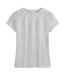 T-shirt Motif/style Métallisé Femme Bleu Clair Ted Baker-2