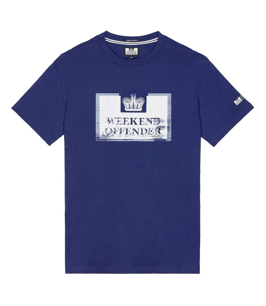 T-shirt Style Graphique Bonpensiero Homme Bleu Weekend Offender-2