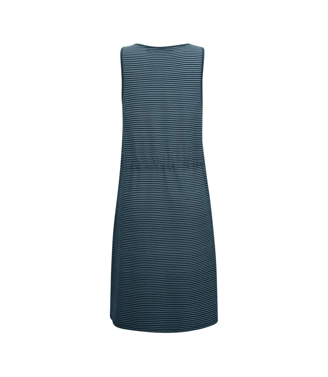 Robe Sans Manches À Taille Ajustable Motif/style À Rayures Amorie Femme Bleu Marine Blanc À Rayures Regatta-3
