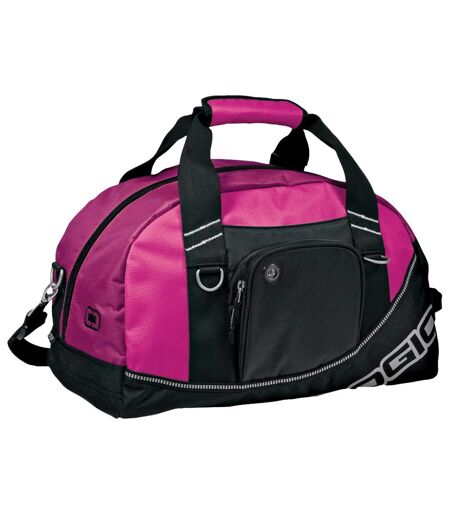 Ogio Half Dome Sports/Gym Duffel Bag (29.5 Liters) (Hot Pink/Black) (One Size) - UTRW2131
