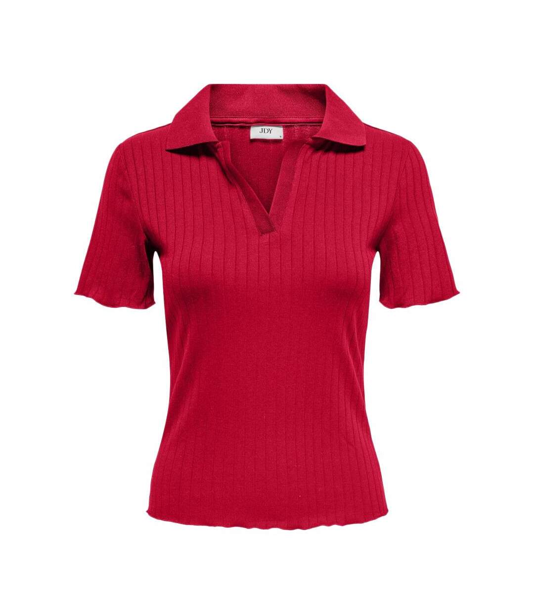 Polo rouge femme jdy lori - l-1