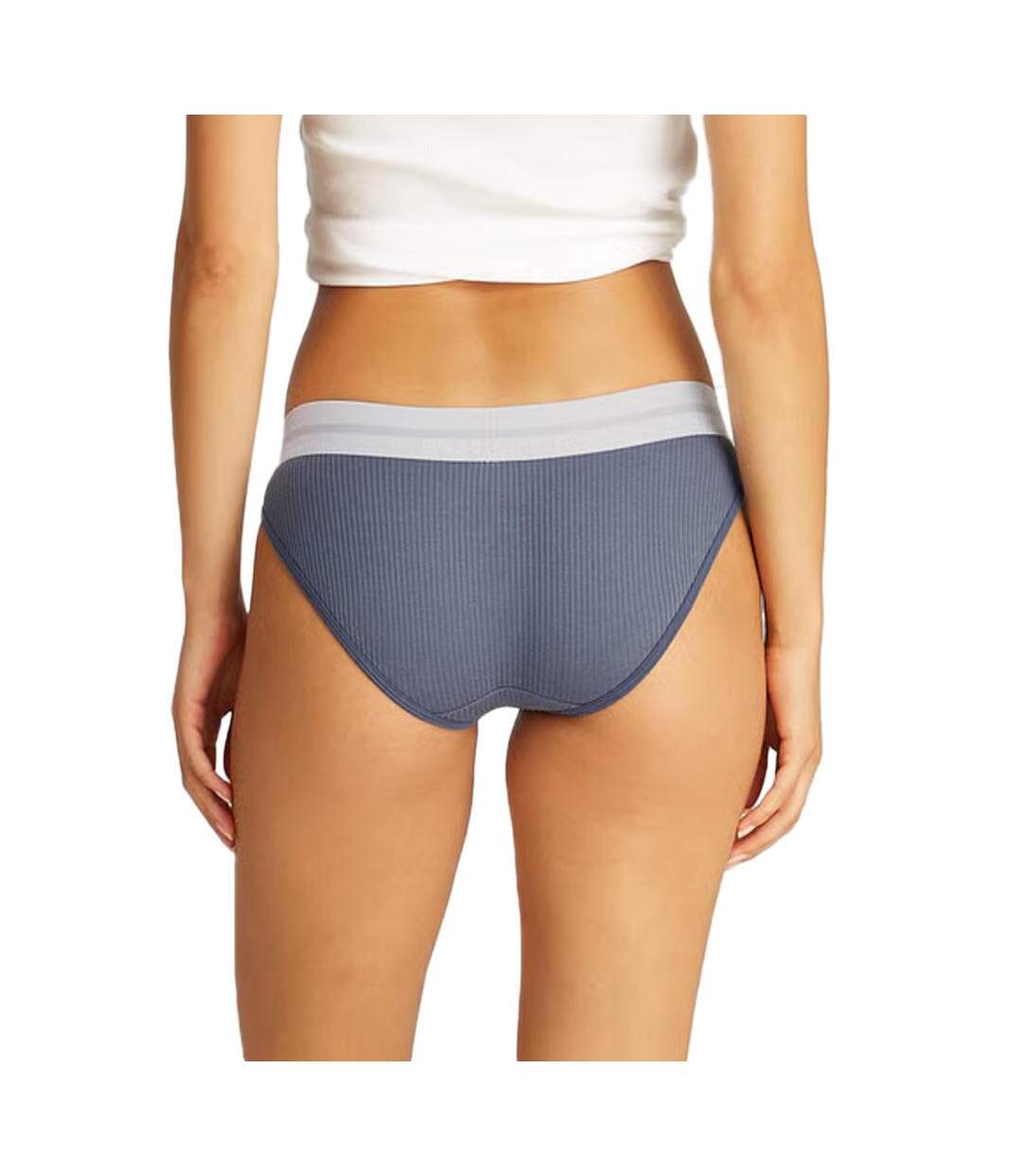 Culotte bleues femme calvin klein jeans bikini - l-2