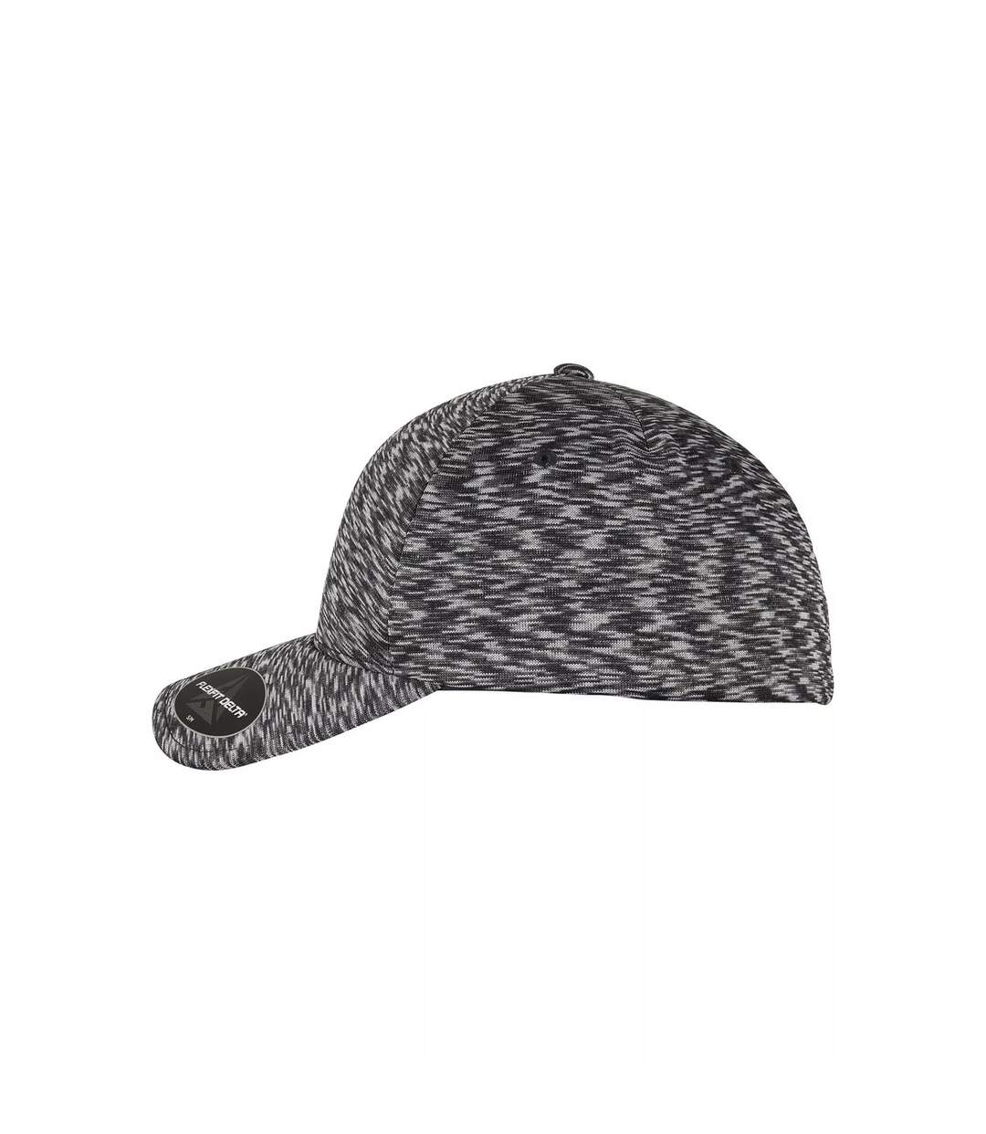 Casquette De Baseball Delta Noir Chiné Flexfit-3