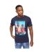 Mens summevibe t-shirt navy Crosshatch-1