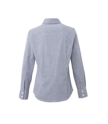 Chemisier Femme Bleu Marine Blanc Premier