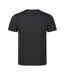 T-shirt Motif/style The Rolling Stones Bootleg Tongue Adulte Charbon Amplified-2