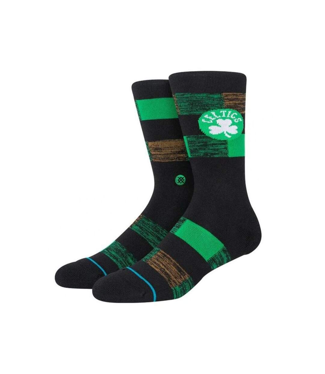 STANCE Chaussettes Homme Coton CELTICS CRYPTIC Noir Vert NBA-1