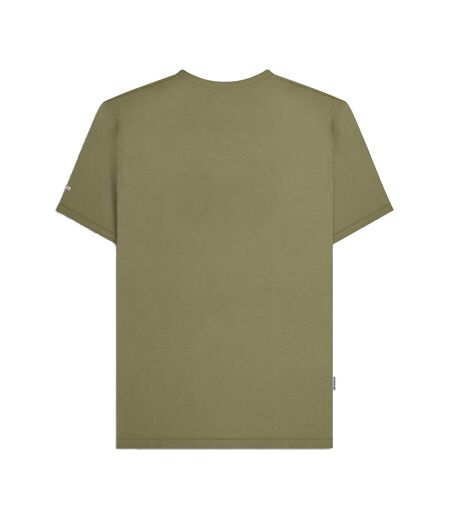 T-shirt Motif/style Logo Rectangulaire Homme Vert Kaki Lambretta
