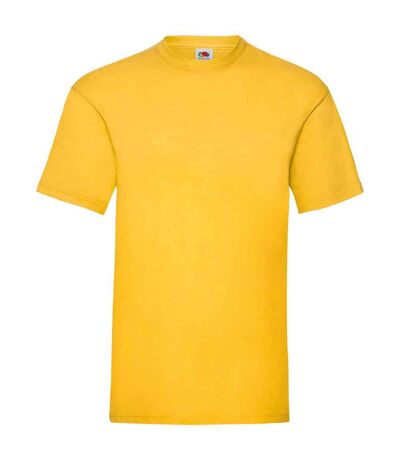 Mens valueweight t-shirt sunflower Fruit of the Loom