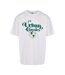 T-shirt Motif/style Globe Homme Blanc Urban Classics-1
