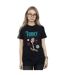 Disney Femmes/Les femmes Toy Story 4 Forky Handmade Friend Coton Boyfriend T-Shirt (Noir) - UTBI47033-2