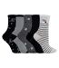 5 Pairs Ladies Dog Patterned Socks - Soft Cotton Rich Fun Dog Design Socks-2