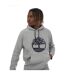 Mens Kennebec River Tree Logo Hoodie Grey Heather Timberland-3
