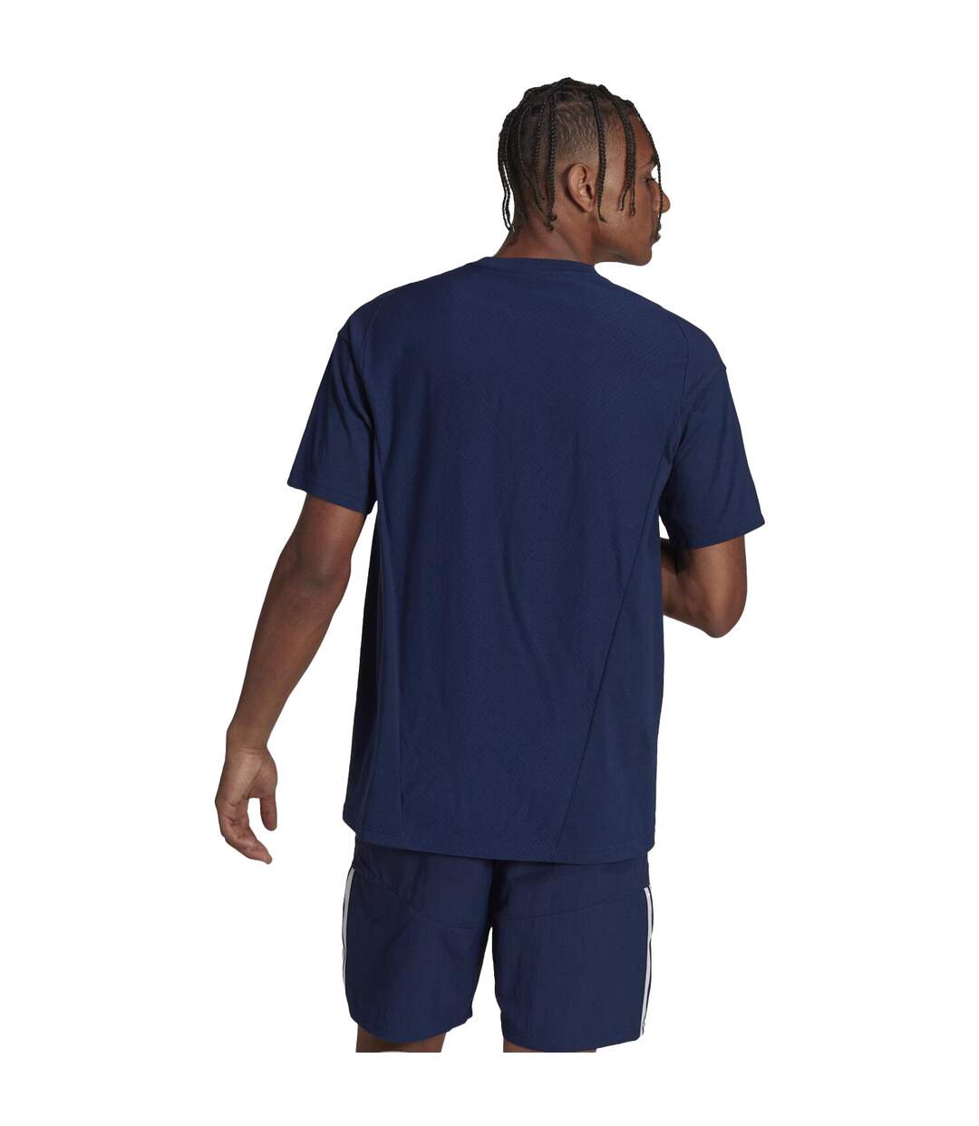 T-shirt Tiro Competition Homme Bleu Marine Adidas-2