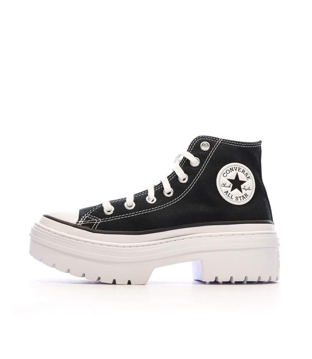 Baskets noires femme converse all star lugged a08258c-1