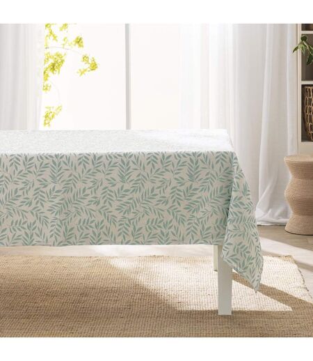 Nappe Antitache Imprimé Naya 140x240cm Vert Sauge