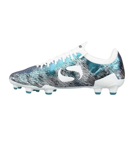 Mens Striped Firm Ground Football Boots Emerald Sondico